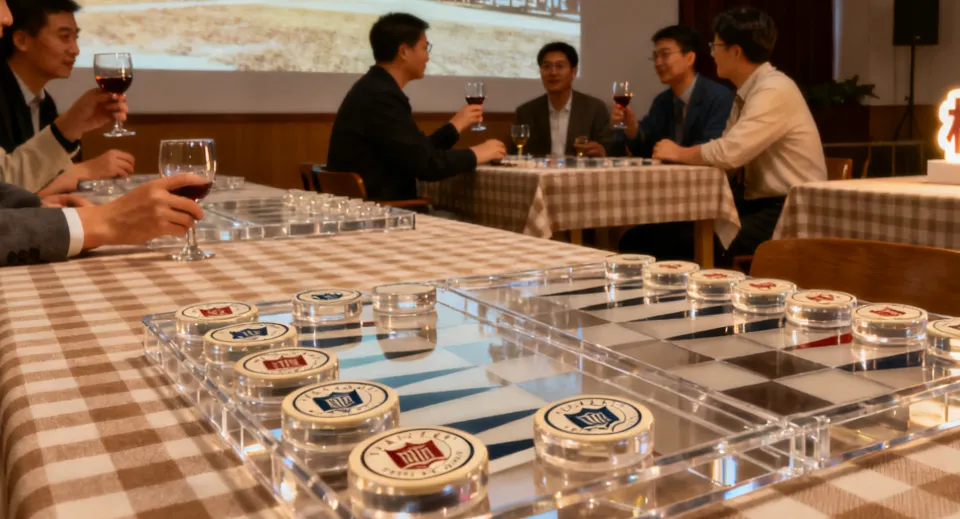 backgammon set acrylic